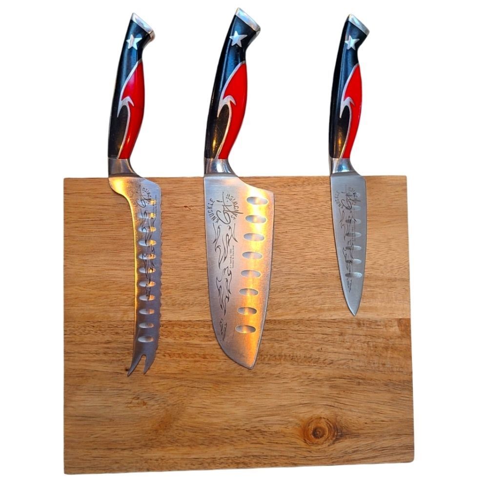 Magnetized Knife‎ Board Strong Magnets Knives NOT Included Like NEW
